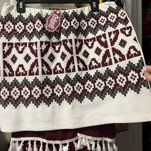 Collegiate game day skirt